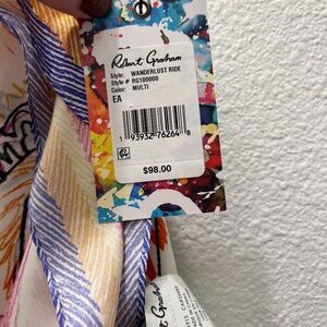 NWT Robert Graham 100% SILK scarf